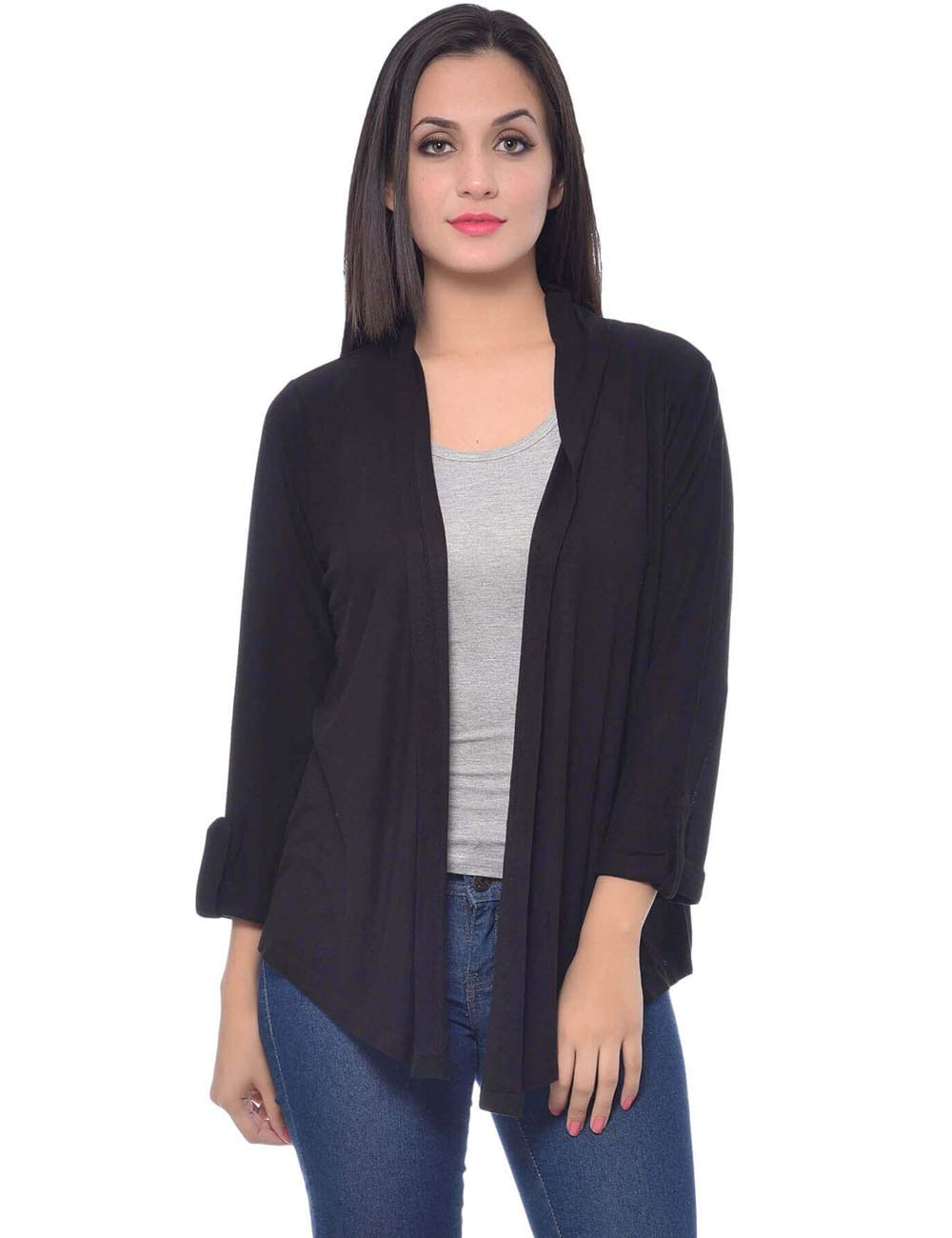 frenchtrendz Womens's Viscose Crepe Shrug(Size: XS-4XL)-picture-40