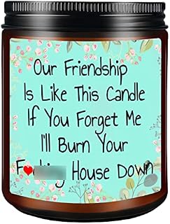 ORYCOOL Friend Gifts for Women, Lavender Scented Candle Gifts for Friends, Funny Gifts for Her, Happy Birthday Gifts, Graduation Gifts, Housewarming Gifts