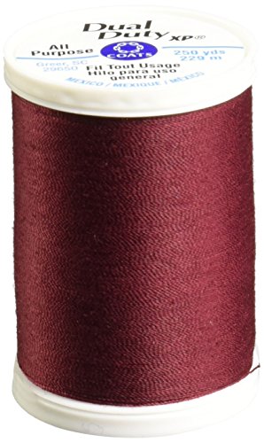 Coats Thread & Zippers S910-2900 Dual Duty XP General Purpose Thread, 250-Yard, Dark Red