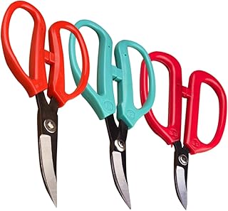 SEWACC 3 Pçs Tesoura De Scrapbooking Tesoura De Corte Curva Tesoura De Ponta Curva Tesoura De Couro Doméstico Tesoura De Couro Para Casa Tesoura Para Cotovelo De Costura De Couro