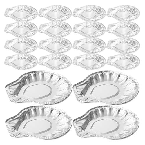 Bandejas de aluminio para mariscos con presentación elegante y forma de concha 2
