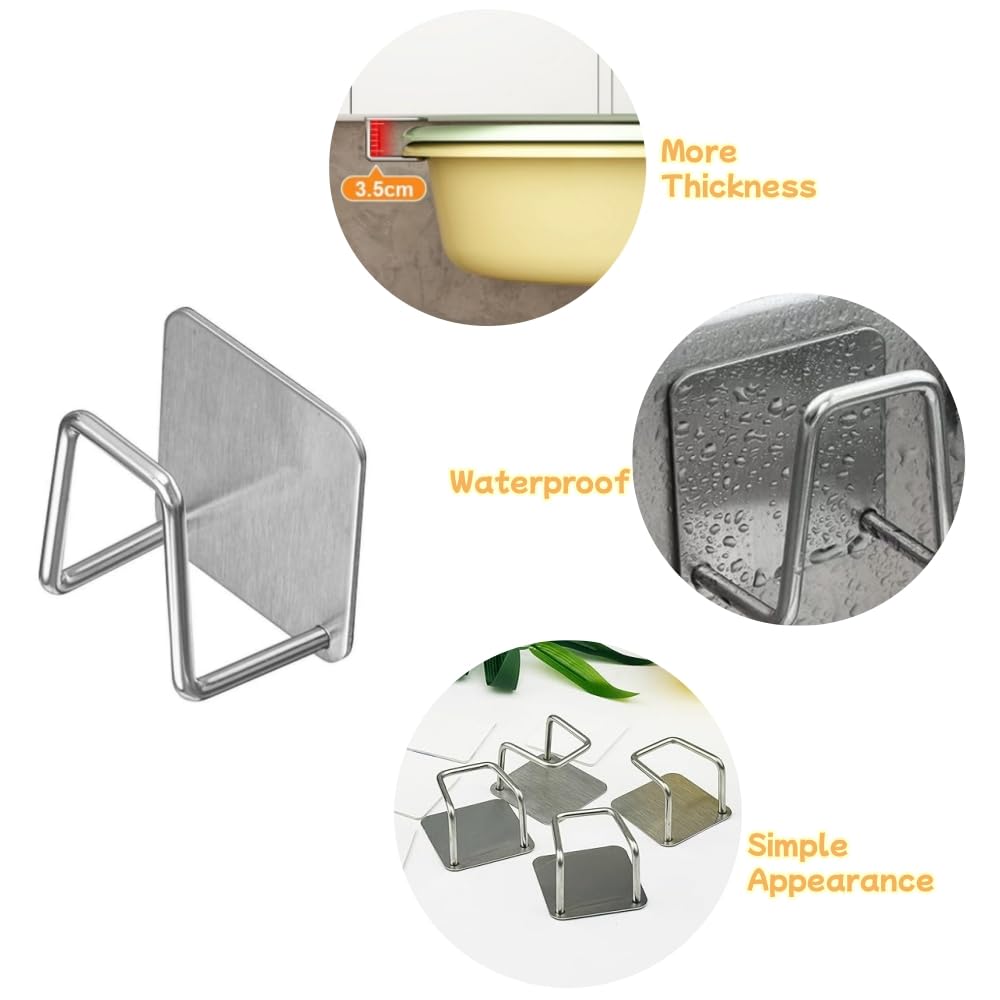 Foppla Support De Planche à Découper Sous Armoire En Acier Inoxydable Sous étagère, Couvercle De Casserole, Planche à Découper, étagère De Rangement à Double Couche, étagère De Rangement Suspendue