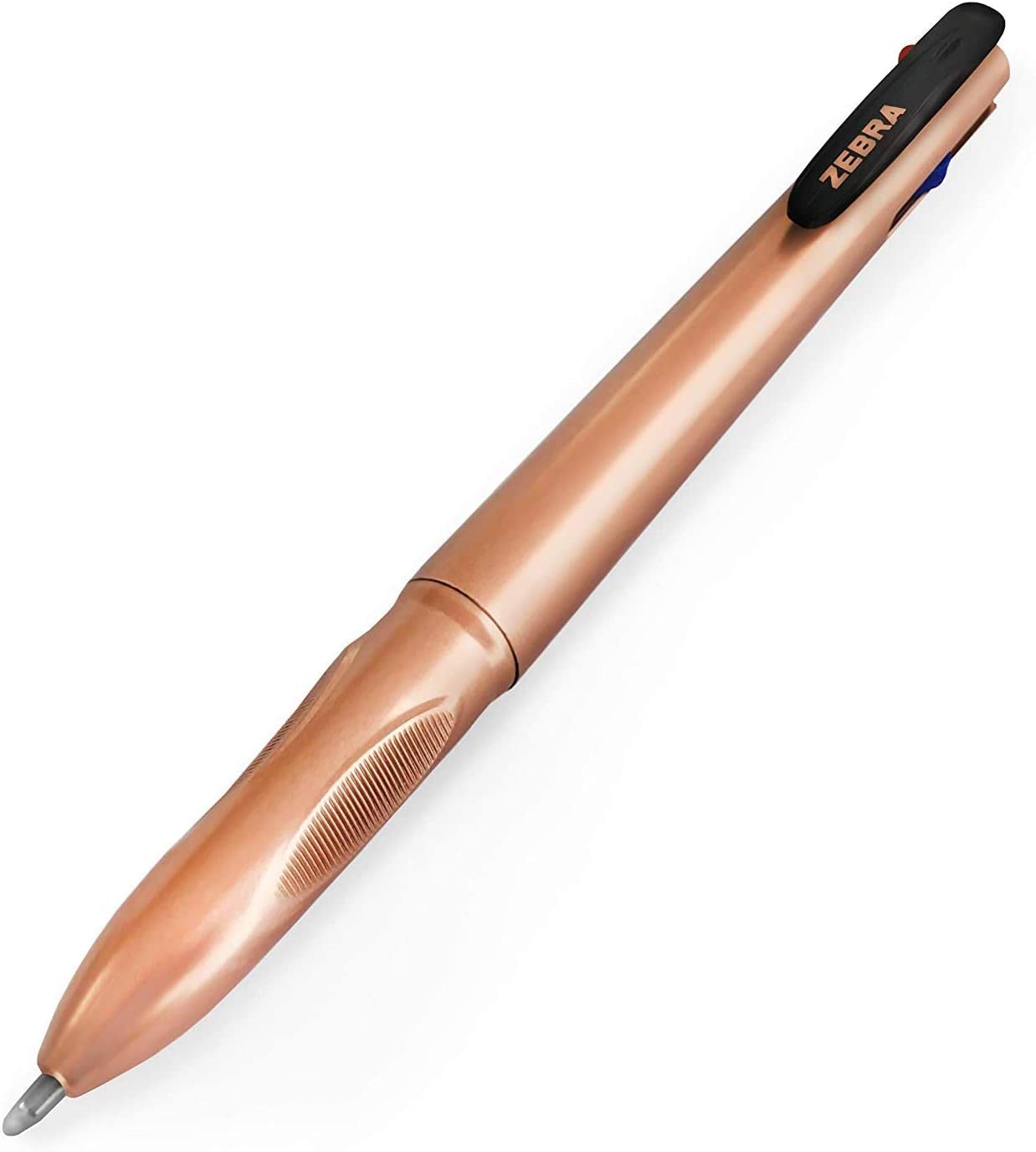 6 X BIC 4-Colour Retractable Ballpoint Pens With Ergonoic Grip