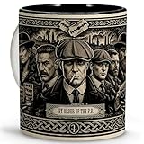 LolaPix Peaky Tasse, spülmaschinenfest, personalisierbare Geschenkserie, personalisierbar, Keramik, innen schwarz, verschiedene Designs, Peaky