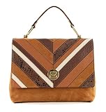 Volumen in L ca.: 0-10 Coccinelle Liya Chevron Handtasche Leder 30 cm
