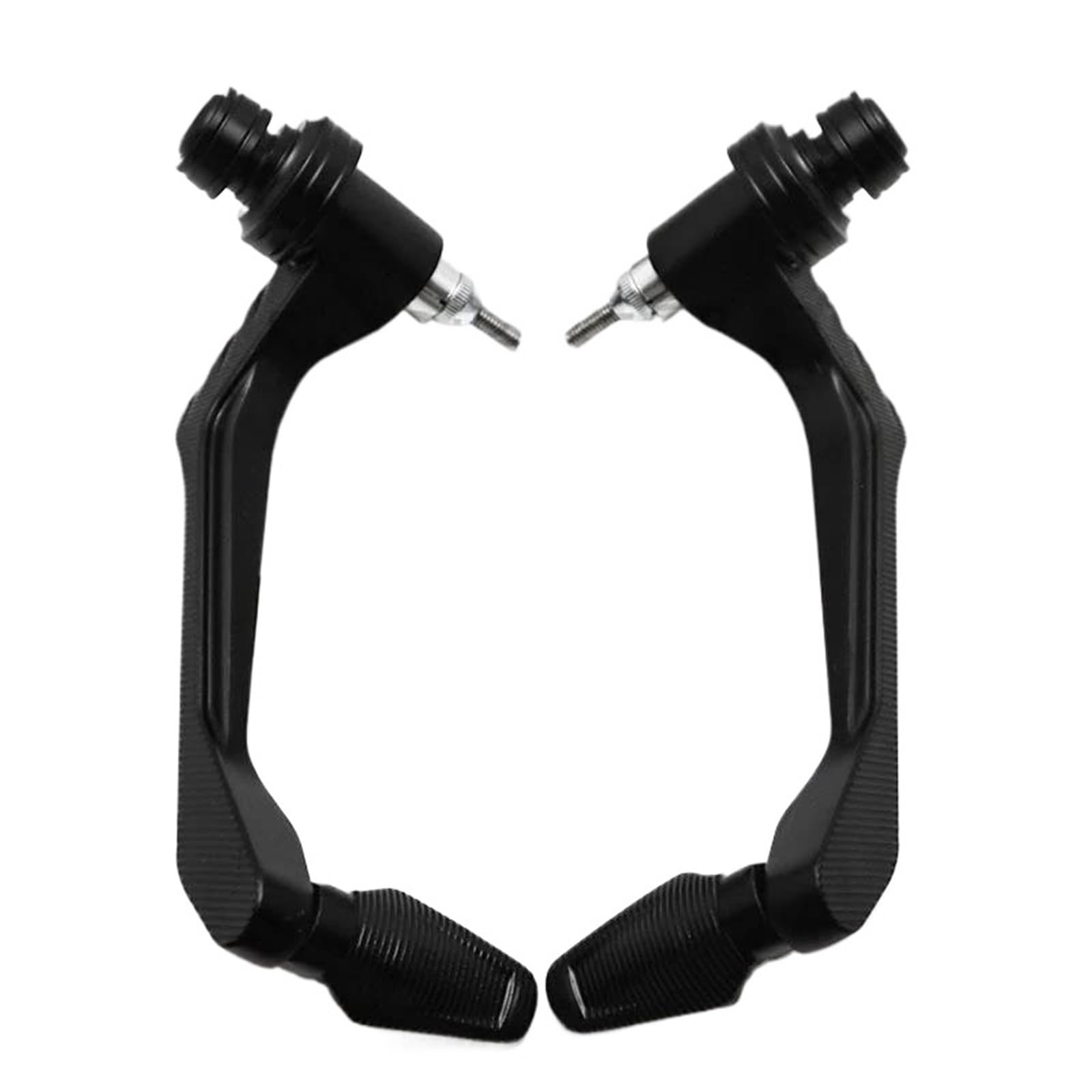 HJTEDHE Universal 17-22mm Motorcycle Handlebar Brake and Clutch Lever Hand Guard Motorcycle Handlebar Lever Guards(Black)