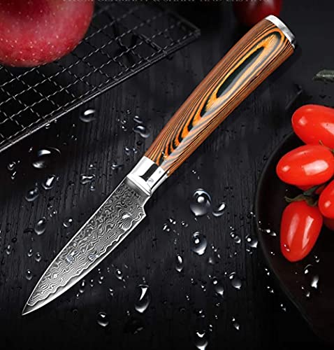 Set Cuchillos Cocina 4 Piezas Acero Damascus miniatura 7