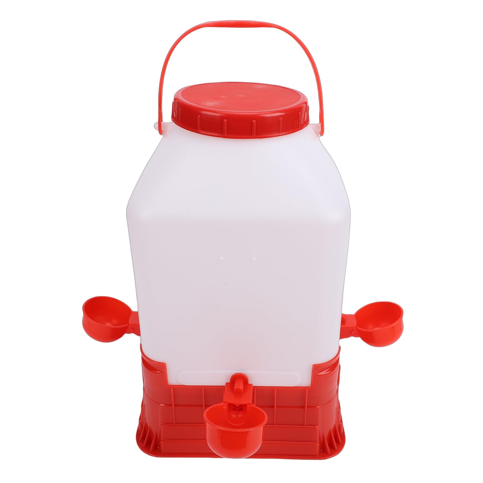 Abbeveratoio automatico per pollame, grande capacità, 10 l, con 4 ciotole, per polli e pollame, stazione di alimentazione in plastica