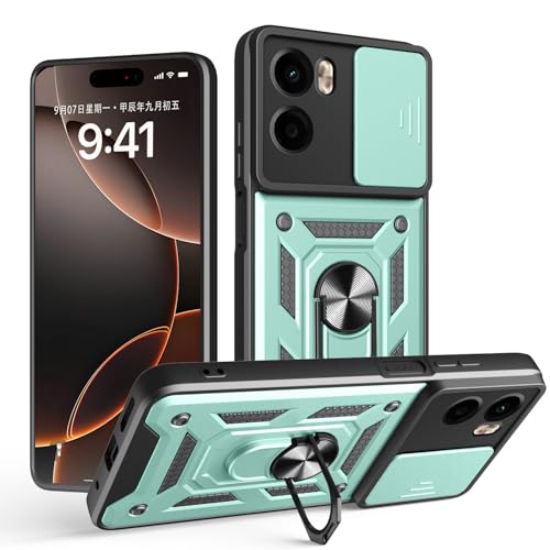 Coque Motorola Moto G05 4G vert et étui de protection objectif arrière