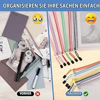 24 Stück Dokumententasche A4, Reißverschlusstasche Dokumentenmappe – Ansicht 5