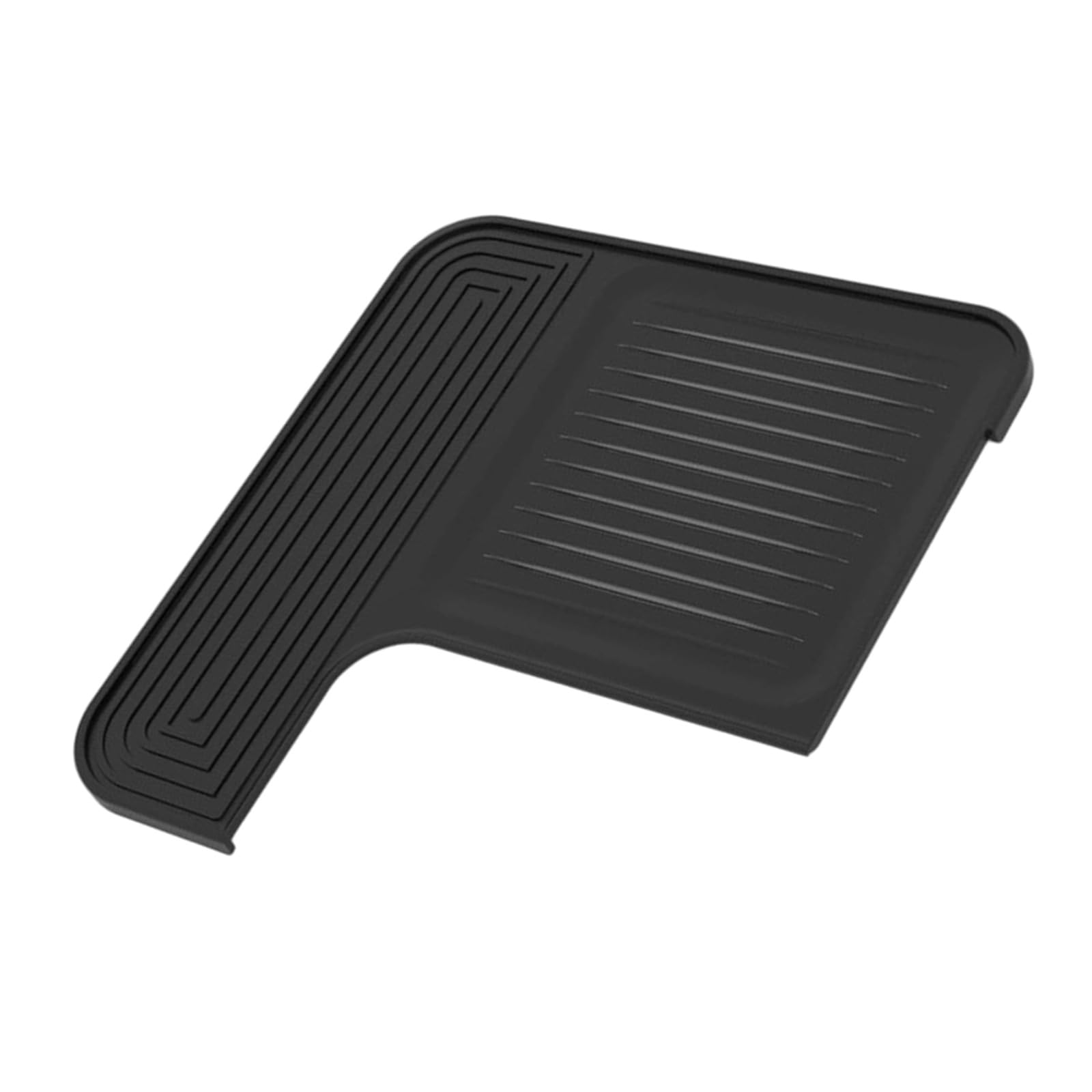 Piceioep Thickened Silicone Coffee Mat Nonslip Cup Holder Espresso Accessories Organization Countertop Protector for ES601 ES701 Espresso Machine Counter Protector Machine Tamping Station