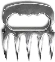 Garra De Urso Para Churrasco Alumínio Metal Polido Premium