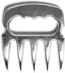 Garra De Urso Para Churrasco Alumínio Metal Polido Premium