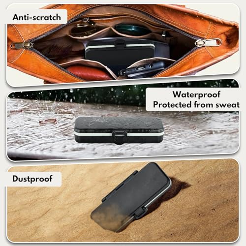 ClaspVital Hard Shell Case Only for KardiaMobile 6L & 6L MAX EKG Monitor, Waterproof & Scratch-resistant Kardia Mobile 6L Case, Pocket Size Easy to Carry - Thumbnail 3