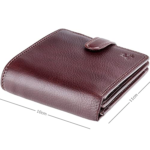Visconti Tuscany 42 Secure RFID Blocking Genuine Leather Wallet Brown - Image 4