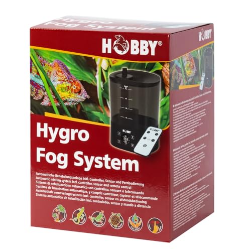 Hobby Terrariophilie Système Hygro Fog I Système de brumisation Automatique pour terrariums I avec contrôleur, capteur et télécommande I Nébuliseur I...