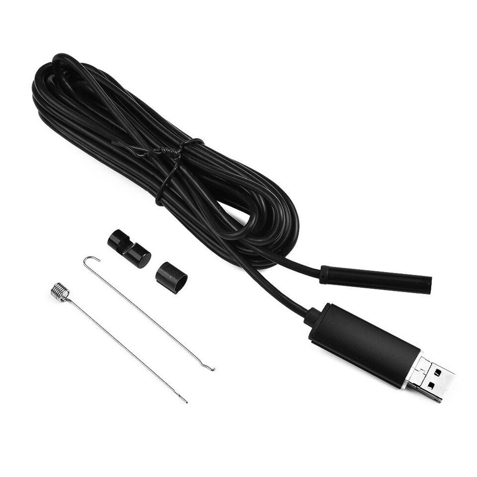 Pipe Inspection Camera Endoscope Video Sewer Drain Cleaner Waterproof Snake-USB
