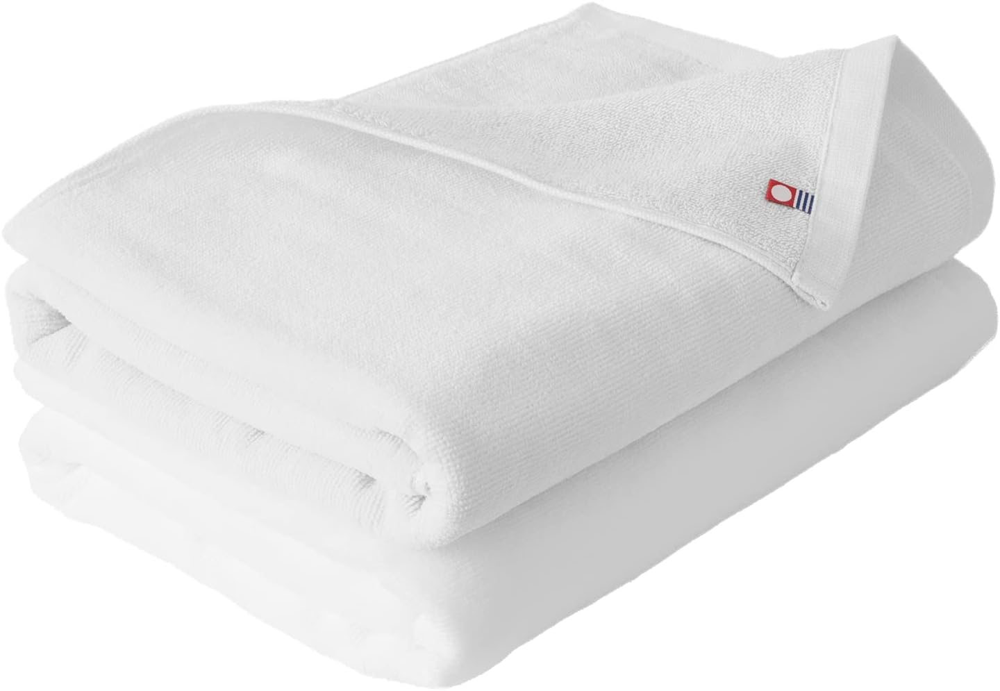 2 pieces set Imabari towel bath towel outlet Imabari Imabari magazine color baby bath towel "SAKURA" Merchant! (White x White) (japan import)