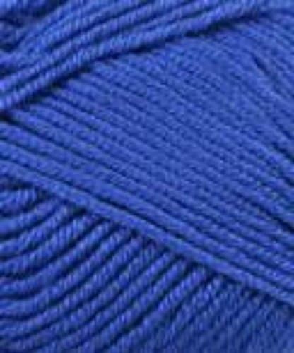 Debbie Bliss Baby Cashmerino Yarn 1.76oz (50g), 137 Yards (125m) - Royal Blue Sport Weight for Crochet or Knitting - Mashine Washable Wool, Acrylic, Cashmere Blend - Lightweight, Soft for Baby
