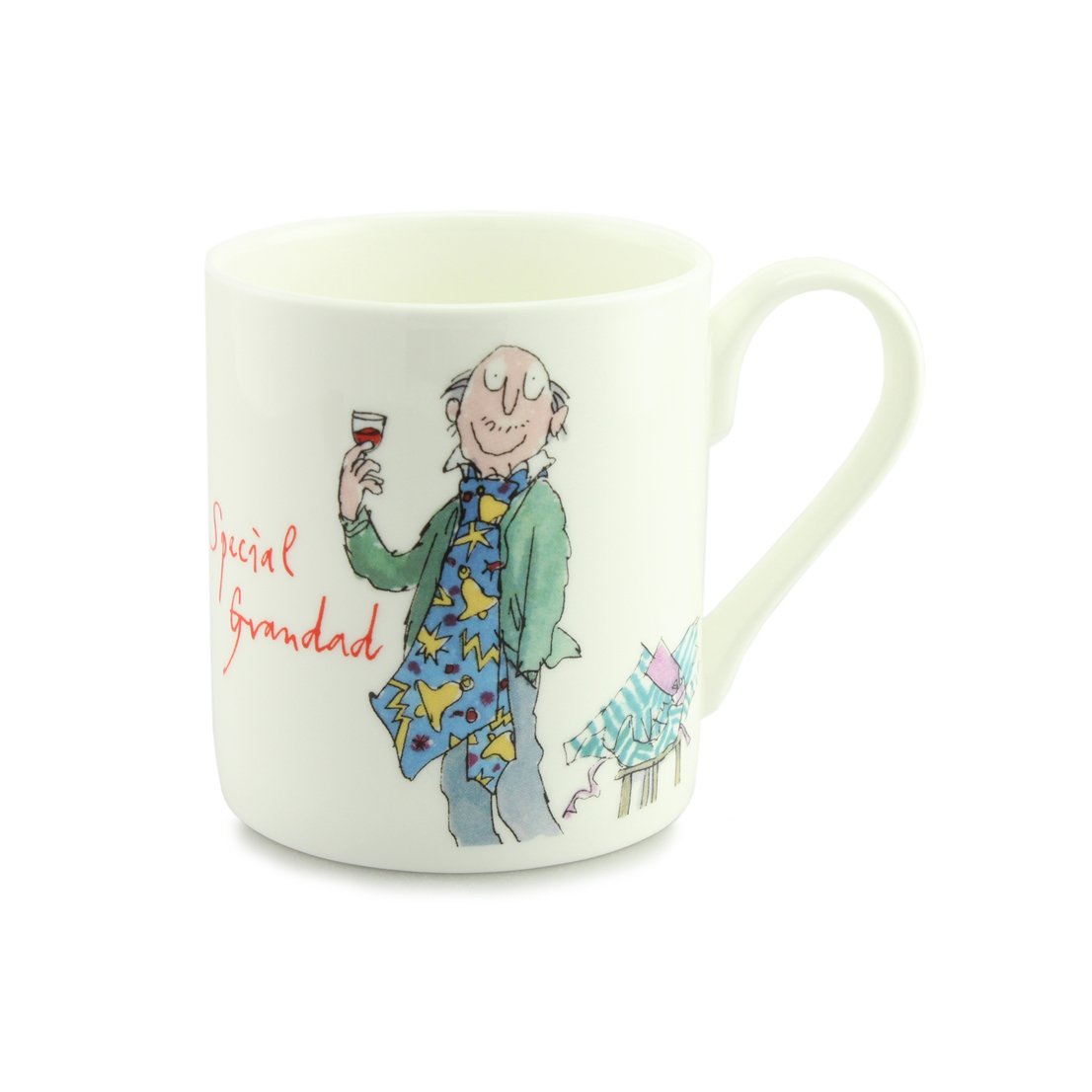 Mclaggan White Quentin Blake Special Grandad, Fine Bone China Mug