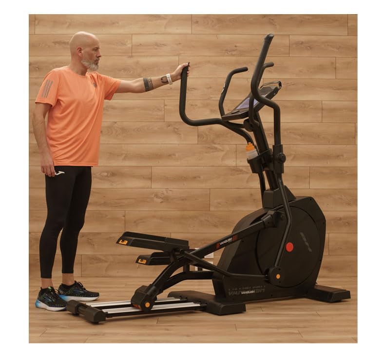 BH Bicicletta Ellittica Vanquish - Kinomap e Zwift - Inerzia 35kg - Corsa 51cm - Monitor LCD - 2 versioni disponibili