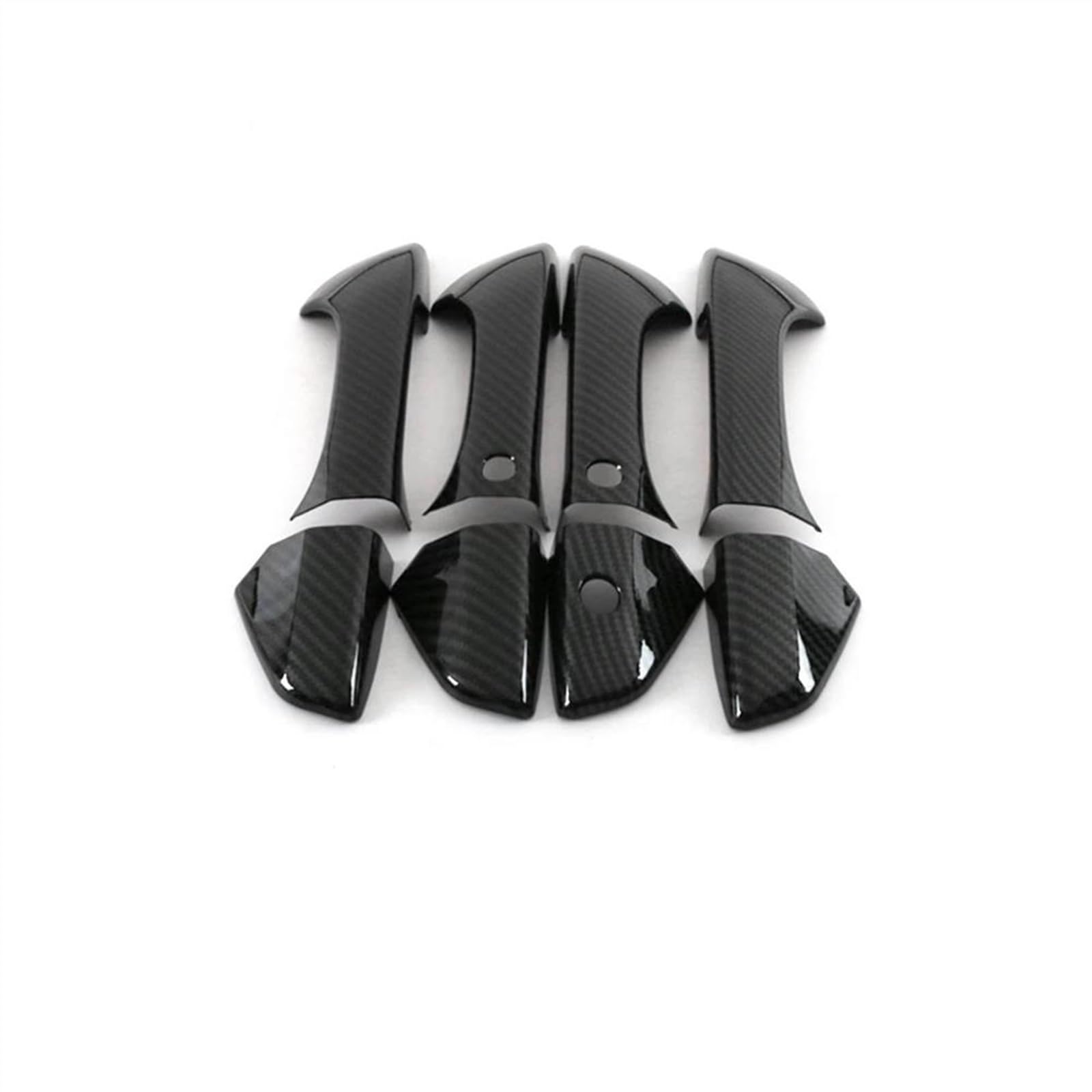 Noheeu A Car Ccessories Bs Carbon Gate Door Handle Trim Frame Sticker Cover Exterior Decoration Moulding For Ccord 8Th 08-13(A)