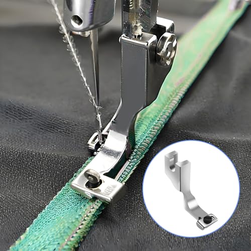 Pie para máquina de coser cremallera invisible miniatura 6