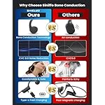 Bone Conduction Headphones, 2024 Upgrade Open-Ear Wireless Bluetooth Workout Headphones with Microphones, 8Hr Playtime, Waterproof Earphones for Sports, Running, Gym, Hiking, Cycling - Image 2