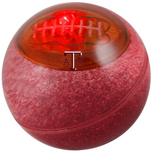 NCAA Texas A & M Super Ball, 3-Inch, Clear