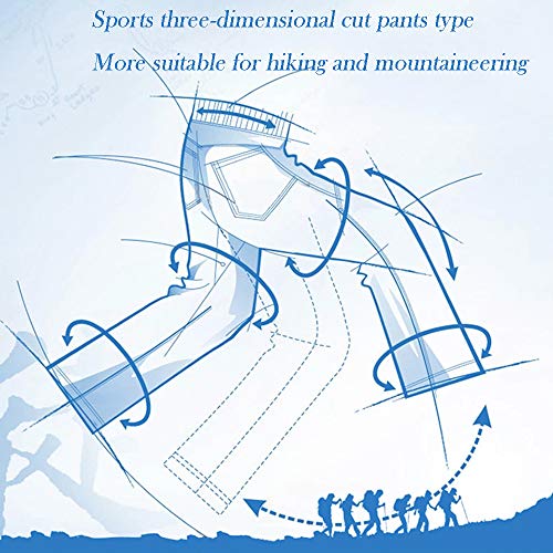 Foto von Herren Wanderhose Outdoorhose, Chickw1 Winter Softshell Vlies Gefüttert Outdoor Hose Taktische Wasserdicht Langlaufhose für Jagd Trekking und Fahrrad (Frauen schwarz,6XL)