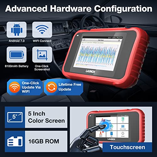 2023 Newest Launch Crp129E Code Reader Oil/Epb/Sas/Tpms/Dpf/Bms/Throttle Reset,Injector Coding Diagnostic Scanner,Lifetime Free Online Update,Abs Srs Tcm Engine Obd2 Scanner,Auto Vin + Tpms Tool #TOP3