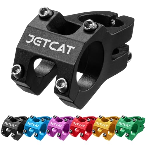 JETCAT MTB Bike Stem 31.8mm Clamp Black