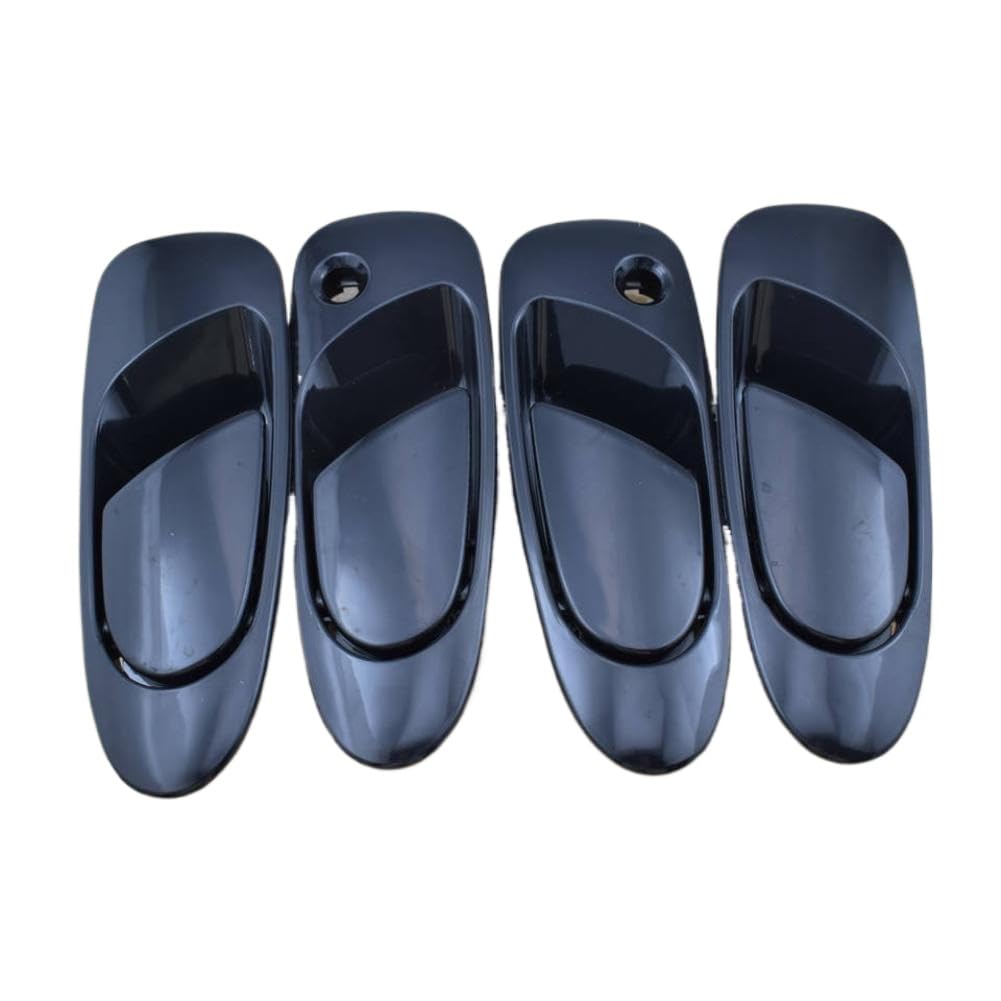 Nxnspafan Onecolor Black Exterior Car Door Handle Set Compatible With Civic 1.5L 1.6L 1992 1993 1994 1995 1996 1997 Front Rear Left Right
