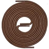 FÜR JEDEN LOOK: Die Premium Rundsenkel eignen sich für Anzugschuhe und Lackschuhe sowie Freizeitschuhe. Die Schnürsenkel gibt es in schwarz, blau, weiß, braun, grau, rot, grün, beige und vielen weiteren Farben.