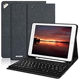 【Volle Schutzhülle und Kundendienst】 Der iPad-Halter verfügt über eine vollständige Kantenabdeckung und bietet hervorragenden Schutz. Die innere Schicht bietet ein Wabenmusterkissen, das über 80% mehr Wärme abgeben kann als Apple iPad-Hüllen, schützt Ihr iPad 2017 vor Überhitzung und verlängert die Lebensdauer für über 30%. ★★★ Wir bieten Ihnen einen 24-Stunden-E-Mail-Kontaktservice und 12 Monate sorgenfreie Garantie sowie 30 Tage Geld-zurück-Garantie.