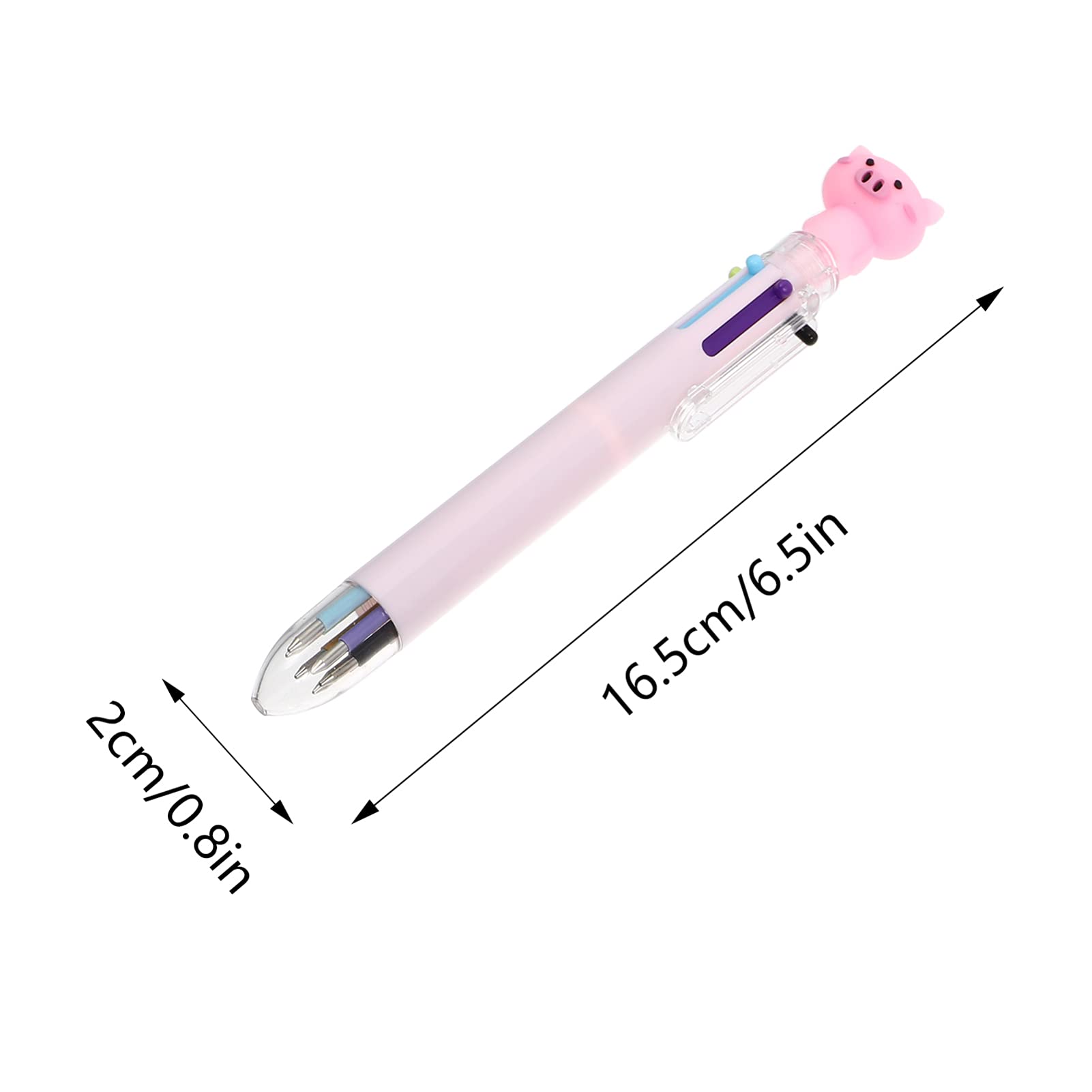Ciieeo 2 Set 6 Penne A Sfera Penne A Sfera in Plastica Penne Creative Per Firma 6 Colori Set Di Cancelleria Estetica Per Studenti Ragazzi E Ragazze 6 Pezzi * 2