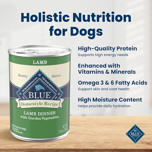 Blue Buffalo Homestyle Recipe Lamb Adult Wet Dog Food, 12.5 oz, 3 ct - image 3