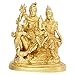 ARTVARKO™ Brass Lord Shiva Parvati Kartikeya and Ganesha Murti Shiv Family Parivar Idol Statue for Home Décor Mandir Temple Gift Showpiece 6 Inches Height