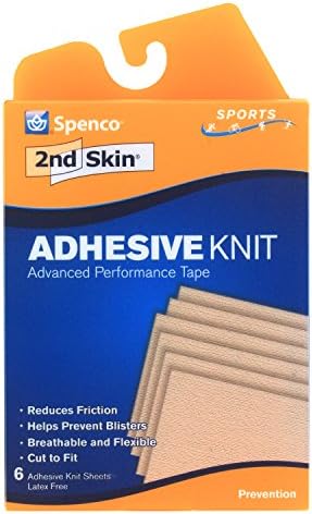 Spenco 2nd Skin Adhesive Knit Blister Protection, Sports, 6 Count,Packaging may vary