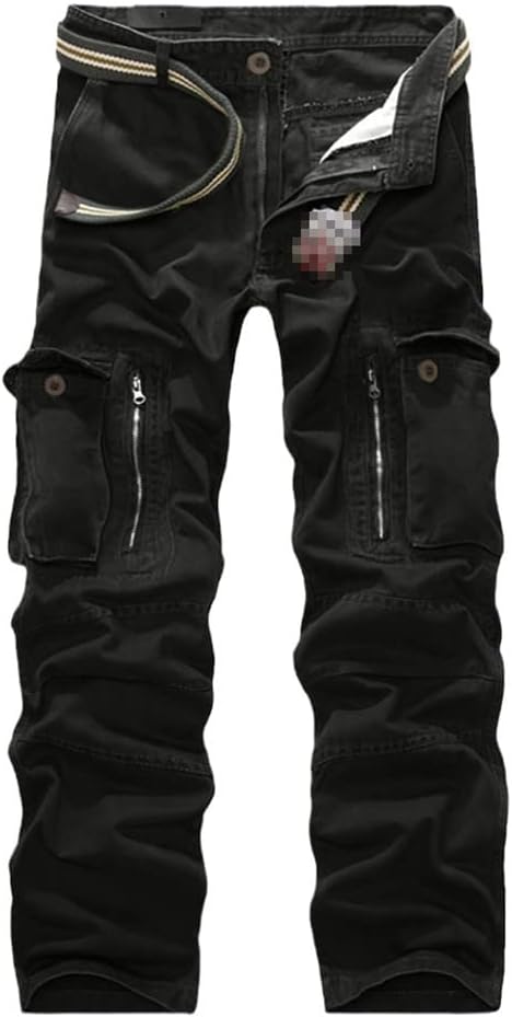 Men Camo1 Tactical Cotton Trousers Casual Cargo Pants Joggers Multi Pocket Military Straight Trousers
