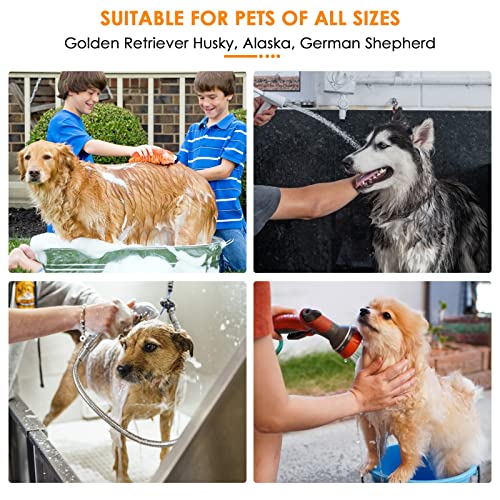 Wssey Dog Grooming Tub 50'' Dog Bathtub Xlarge Pet Bathing Tub Stainless Steel Dog Wash Station For Large Dogs Home Commercial With Floor Grate, Faucet, Sliding Door #TOP1