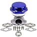 DNA Motoring WG-38-BL-T3 Blue Type-3 38mm External Turbo Manifold Wastegate with Dump Ring
