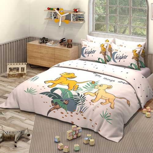 Image of Sassoon Disney Club Digital Printed 100% Cotton Bedsheet with 2 Pillow Covers in 300TC