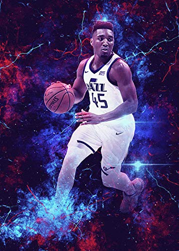Amazon.com: Donovan Mitchell Poster Print, Basketball Player