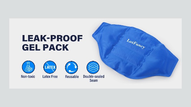 Amazon.com: LotFancy Ice Pack for Back Pain Relief, 2 Gel Hot Cold