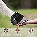 Abbylike Bell Boots for Horses 1 Pair/2 Pair Available, Protect Against Hoof Impact Trauma, Rubber Bell Boots Horse Care for Turnout, No Rub Design Wrap Hook and Loop(XXL,Black,1 Pair)