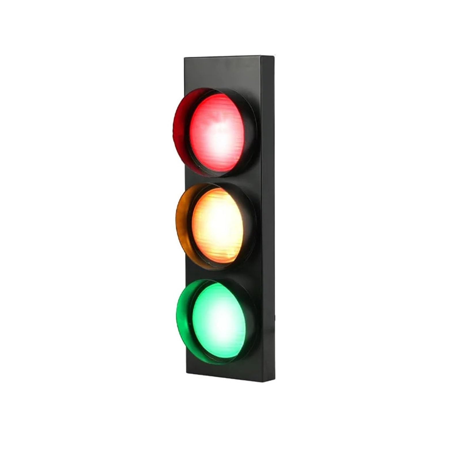 Lámpara de pared de semáforo con Control remoto LED luces de señal ajustables de 3 colores iluminación de decoración de restaurante Vintage(220V-240V)