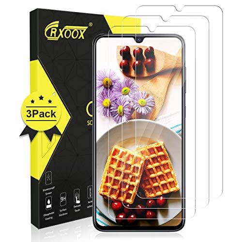 CRXOOX 3-Pezzi Vetro Temperato per Samsung Galaxy A70, Durezza 9H Pellicola Protettiva Protezione Schermo per Samsung Galaxy A70, HD Alta Definizione, Anti-Impronta Anti graffio, Senza Bolle
