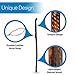 RMS Natural Wood Walking Stick - 48 Inch Handcrafted Wooden Hiking Stick - Assisting Men or Women with Disability or Limited Mobility (Rain Drop Handle, 48 Inch)
