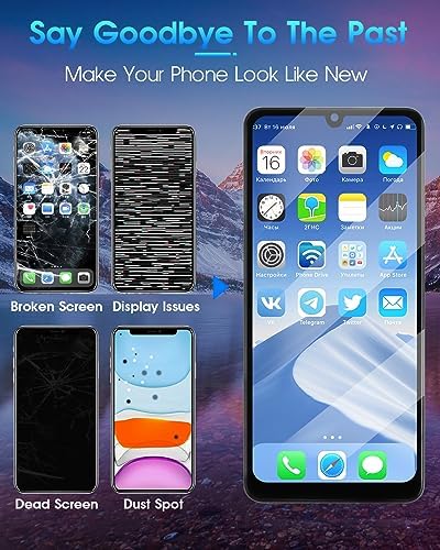 for Samsung Galaxy A32 4G Screen Replacement kit, LCD Display with Frame Touch Digitizer for Samsung A32 4G A325F A325U A325M A325N Full Assembly with Repair Tools (Not for 5G)